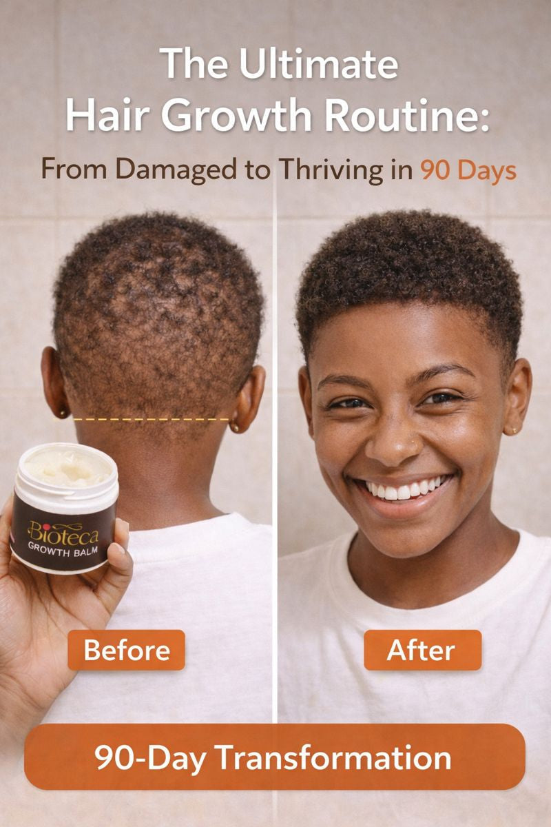 The Ultimate Hair Growth Routine: From Damaged to Thriving in 90 Days