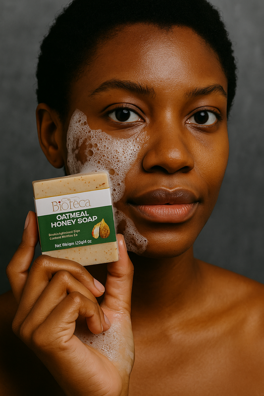 Poukisa Savon Avek Avoine ak Siwo Myèl Bioteca Bon Pou Po Sèk ak Sansib