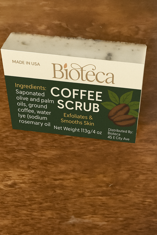 Bioteca Coffee Soap – Exfoliate, Renew & Glow ☕🌿